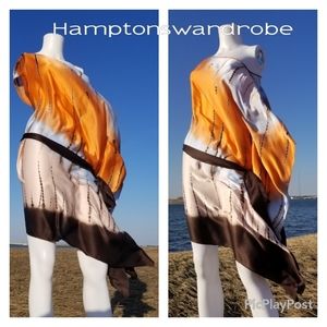 🔥STUNNING🔥 Silk MAX AZRIA luxurious tunic